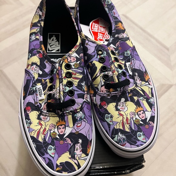 Vans Shoes - Vans Purple Disney Villains Slip-On Sneakers